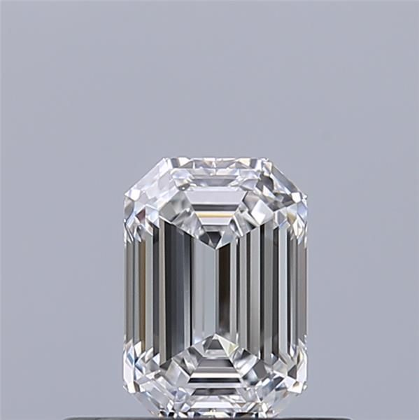 Diamante Naturale Taglio Smeraldo 0.44ct VG/EX E VVS1 - GIA - 5.21x3.59x2.42mm