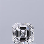 Diamante Naturale Taglio Asscher 0.5ct VG/EX D VS1 - GIA - 4.46x4.42x2.96mm