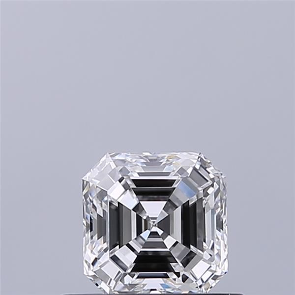 Diamante Naturale Taglio Asscher 0.5ct VG/EX D VS1 - GIA - 4.46x4.42x2.96mm