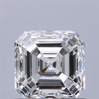 Diamante Naturale Taglio Asscher 1ct EX/EX E VVS2 - GIA - 5.41x5.33x3.71mm
