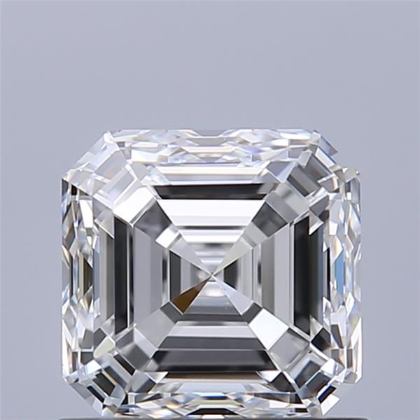Diamante Naturale Taglio Asscher 1ct EX/EX E VVS2 - GIA - 5.41x5.33x3.71mm