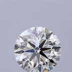 Diamante Naturale Taglio Brillante 0.5ct VG/EX/EX I VS2 - GIA - 4.97x4.99x3.18mm