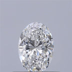 Diamante Naturale Taglio Ovale 0.4ct EX/EX D VVS2 - GIA - 5.95x4.1x2.61mm