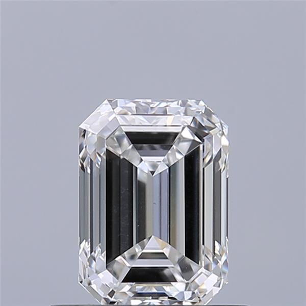 Diamante Naturale Taglio Smeraldo 0.72ct EX/EX E VVS2 - GIA - 5.95x4.25x2.91mm