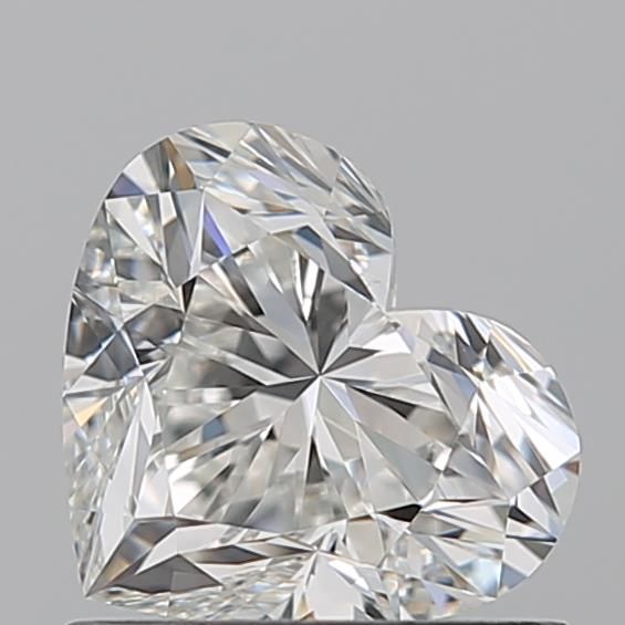 Diamante Naturale Taglio Cuore 0.9ct EX/EX H IF - GIA - 5.79x6.69x4.0mm