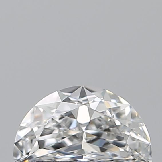 Diamante Naturale Taglio Mezzaluna 0.55ct VG/EX F VS1 - GIA - 7.24x4.07x2.77mm