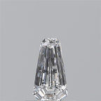 Diamante Naturale Taglio Scudo 0.41ct EX/EX E VVS1 - GIA - 6.76x3.7x2.19mm