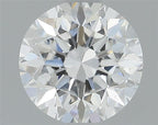 Diamante Naturale Taglio Brillante 0.5ct VG/EX/EX D VS2 - IGI - 4.96x5.0x3.26mm