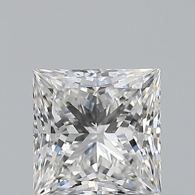 Diamante Naturale Taglio Princess 0.72ct EX/EX F VVS1 - GIA - 5.04x4.99x3.32mm