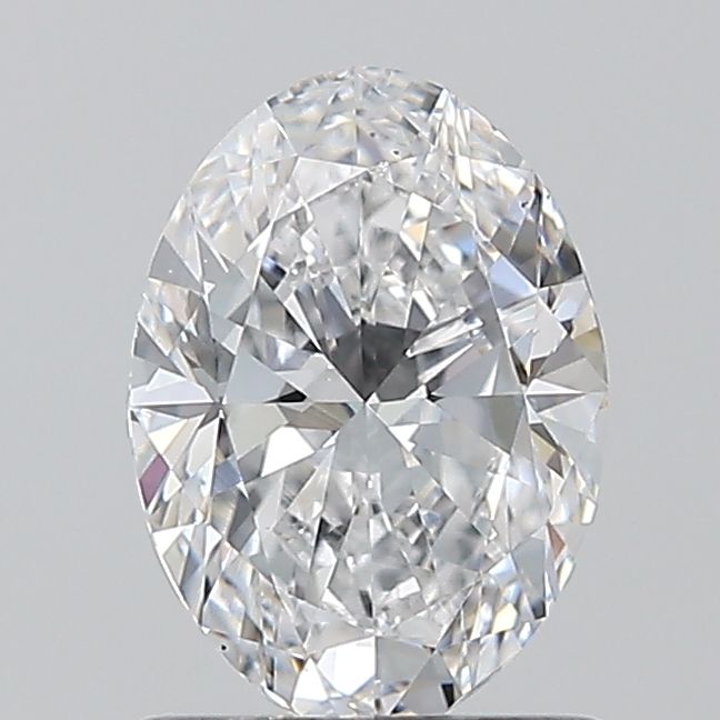 Diamante Naturale Taglio Ovale 1ct VG/G D VS2 - GIA - 7.92x5.68x3.46mm