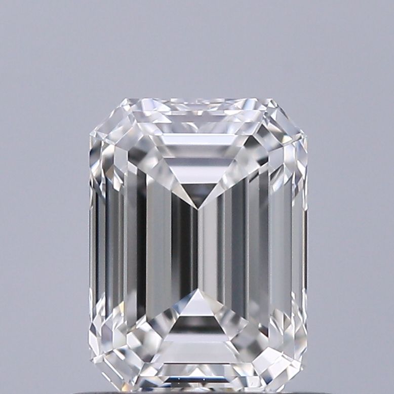 Diamante Naturale Taglio Smeraldo 0.7ct VG/EX E VVS1 - GIA - 5.81x4.19x2.91mm