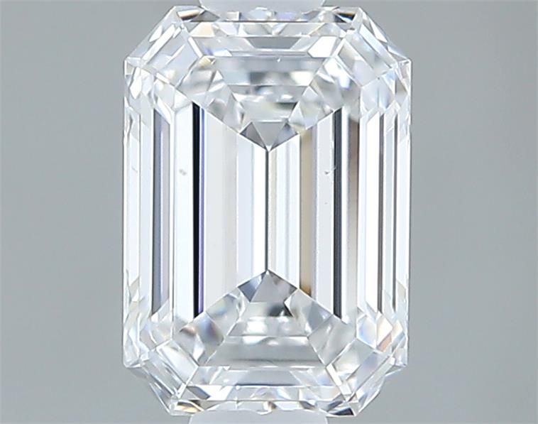 Diamante Naturale Taglio Smeraldo 0.53ct EX/VG D VS2 - GIA - 5.67x3.99x2.41mm