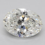 Diamante Naturale Taglio Ovale 1.22ct EX/EX G VS2 - GIA - 8.21x5.94x3.8mm