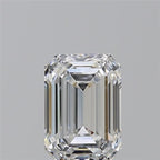 Diamante Naturale Taglio Smeraldo 1.4ct VG/EX E VS1 - GIA - 7.47x5.28x3.52mm