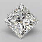 Diamante Naturale Taglio Princess 0.6ct VG/EX H VS2 - GIA - 4.64x4.61x3.35mm