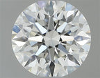 Diamante Naturale Taglio Brillante 0.55ct 3EX F VVS1 - IGI - 5.21x5.25x3.29mm
