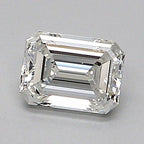Diamante Naturale Taglio Smeraldo 0.5ct EX/EX F VS1 - GIA - 5.31x3.9x2.5mm