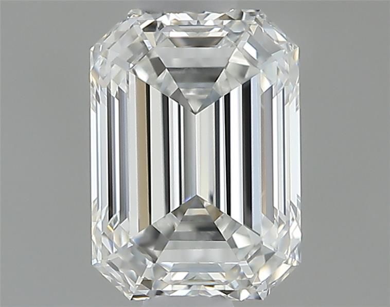 Diamante Naturale Taglio Smeraldo 0.52ct EX/EX F VVS1 - GIA - 5.35x3.83x2.59mm