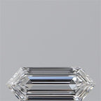 Diamante Naturale Taglio Esagonale 0.44ct VG/EX D VS1 - GIA - 8.4x3.27x1.86mm