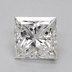Diamante Naturale Taglio Princess 0.51ct VG/EX G VS2 - GIA - 4.46x4.44x3.17mm