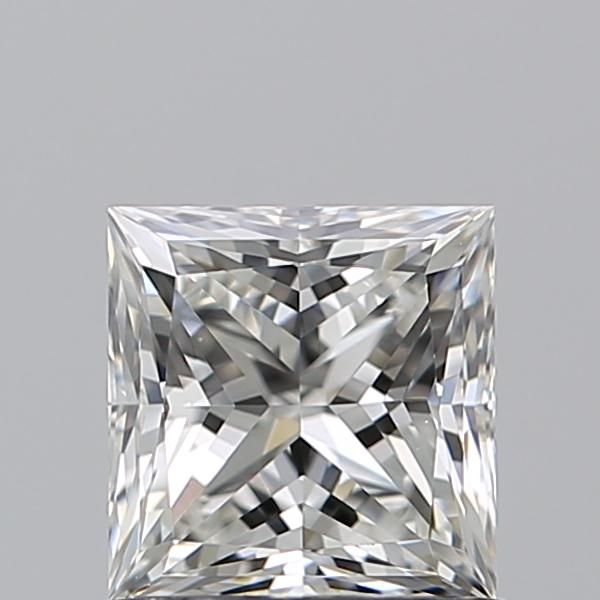 Diamante Naturale Taglio Princess 0.91ct VG/EX H VS1 - GIA - 5.27x5.11x3.84mm