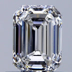 Diamante Naturale Taglio Smeraldo 0.71ct VG/EX E VS2 - GIA - 5.87x4.21x2.89mm