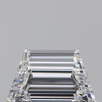 Diamante Naturale Taglio Trapezio 0.64ct EX/EX D VVS2 - GIA - 6.96x4.07x2.65mm