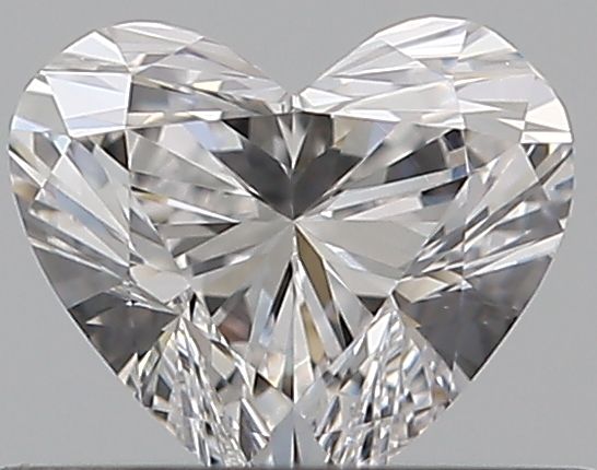 Diamante Naturale Taglio Cuore 0.38ct G/VG D VVS1 - GIA - 4.52x5.09x3.0mm
