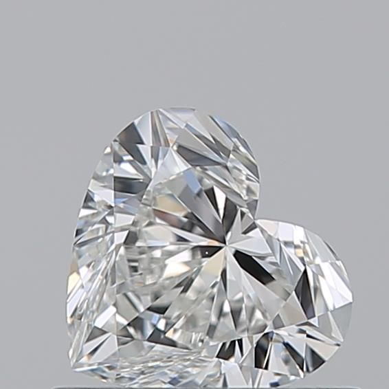 Diamante Naturale Taglio Cuore 0.6ct EX/EX H VVS1 - GIA - 5.25x5.82x3.38mm