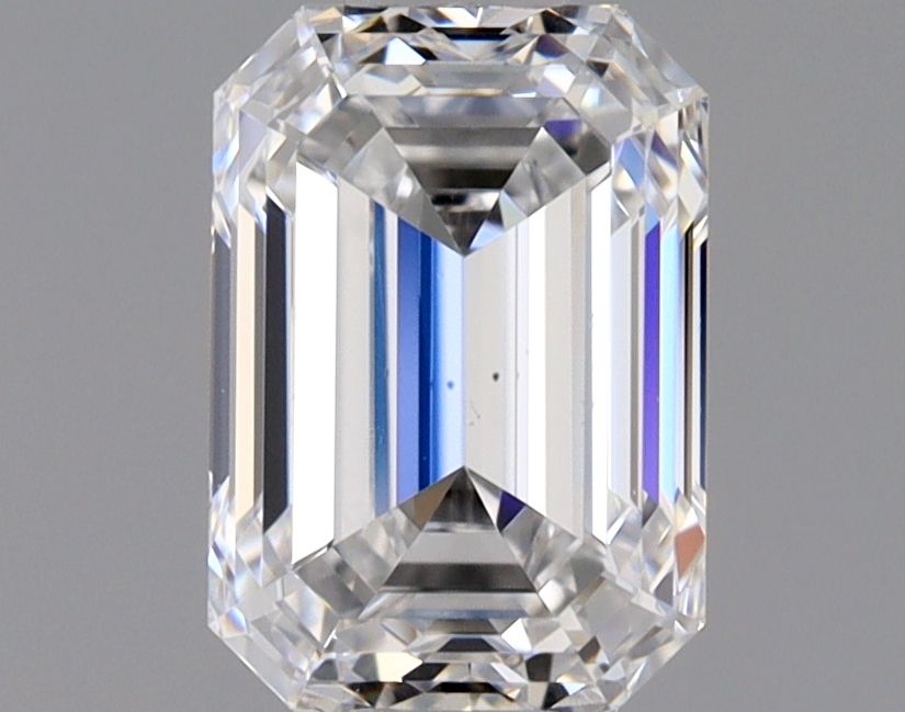 Diamante Naturale Taglio Smeraldo 0.9ct EX/EX E VS2 - GIA - 6.39x4.49x3.16mm