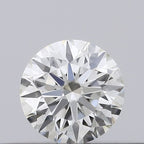 Diamante Naturale Taglio Brillante 0.17ct 3EX J VS1 - GIA - 3.56x3.57x2.21mm