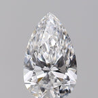 Diamante Naturale Taglio Goccia 0.49ct EX/EX E VS1 - GIA - 7.27x4.33x2.62mm