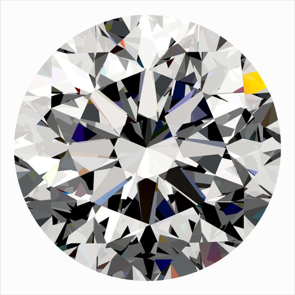 Diamante Taglio Brillante 0.3ct VG/EX/EX H VVS2 - IGI - 4.22x4.25x2.71mm