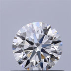 Diamante Naturale Taglio Brillante 0.59ct 3EX D VS1 - GIA - 5.34x5.37x3.34mm