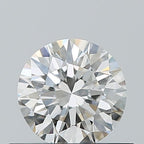 Diamante Naturale Taglio Brillante 0.5ct VG/EX/EX F VS1 - IGI - 5.01x5.08x3.2mm