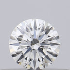 Diamante Naturale Taglio Brillante 0.23ct 3EX I VS1 - GIA - 3.94x3.95x2.43mm