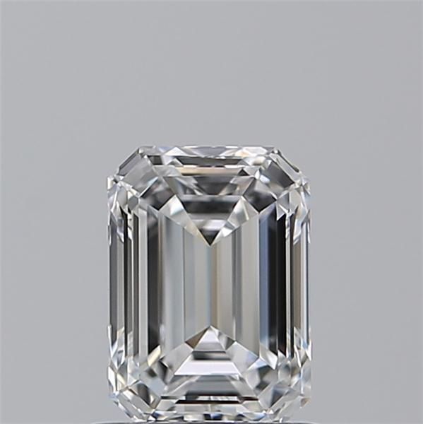 Diamante Naturale Taglio Smeraldo 0.9ct VG/EX D IF - GIA - 6.46x4.62x3.07mm