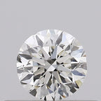 Diamante Naturale Taglio Brillante 0.3ct VG/G/VG I VVS1 - GIA - 4.12x4.23x2.71mm