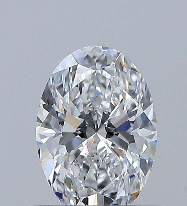 Diamante Naturale Taglio Ovale 0.5ct EX/EX D VS1 - GIA - 6.24x4.39x2.85mm