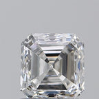 Diamante Naturale Taglio Asscher 1ct VG/EX E VVS1 - GIA - 5.52x5.3x3.76mm