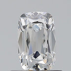 Diamante Naturale Taglio Old Miner 0.7ct EX/EX D VVS2 - GIA - 6.6x4.19x2.93mm