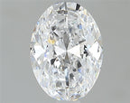 Diamante Naturale Taglio Ovale 0.93ct VG/EX D VS2 - GIA - 7.61x5.5x3.23mm