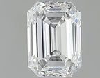 Diamante Naturale Taglio Smeraldo 0.5ct EX/VG D VS1 - GIA - 5.37x3.81x2.55mm
