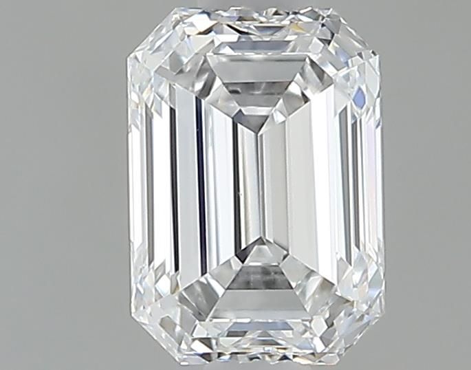 Diamante Naturale Taglio Smeraldo 0.5ct EX/VG D VS1 - GIA - 5.37x3.81x2.55mm