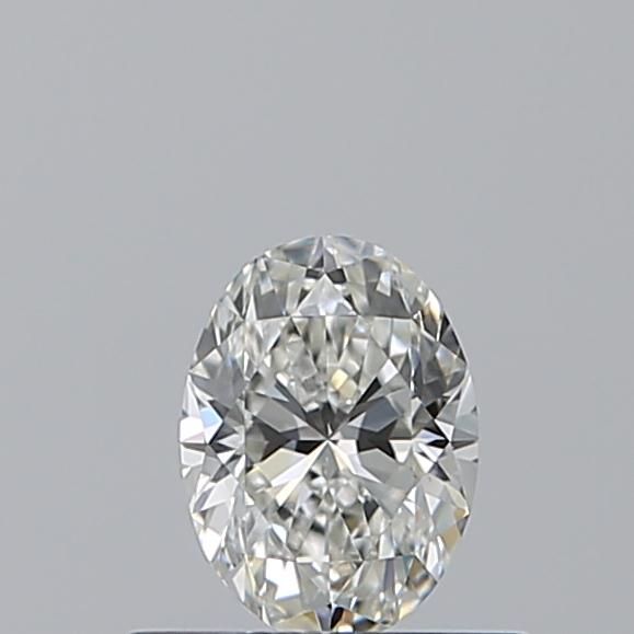 Diamante Naturale Taglio Ovale 0.5ct EX/EX F VVS2 - IGI - 6.0x4.38x2.85mm