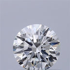Diamante Naturale Taglio Brillante 0.53ct 3EX G VS2 - GIA - 5.14x5.17x3.21mm