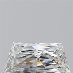Diamante Naturale Taglio Trapezio 0.58ct VG/EX H VVS2 - GIA - 8.16x3.73x2.38mm