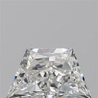 Diamante Naturale Taglio Trapezio 0.55ct VG/VG F IF - GIA - 7.2x4.21x2.74mm
