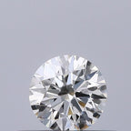 Diamante Taglio Brillante 0.33ct EX/EX/VG I VS2 - GIA - 4.43x4.45x2.77mm