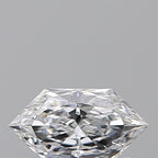 Diamante Naturale Taglio Esagonale 0.3ct VG/EX D IF - GIA - 6.62x3.44x2.08mm